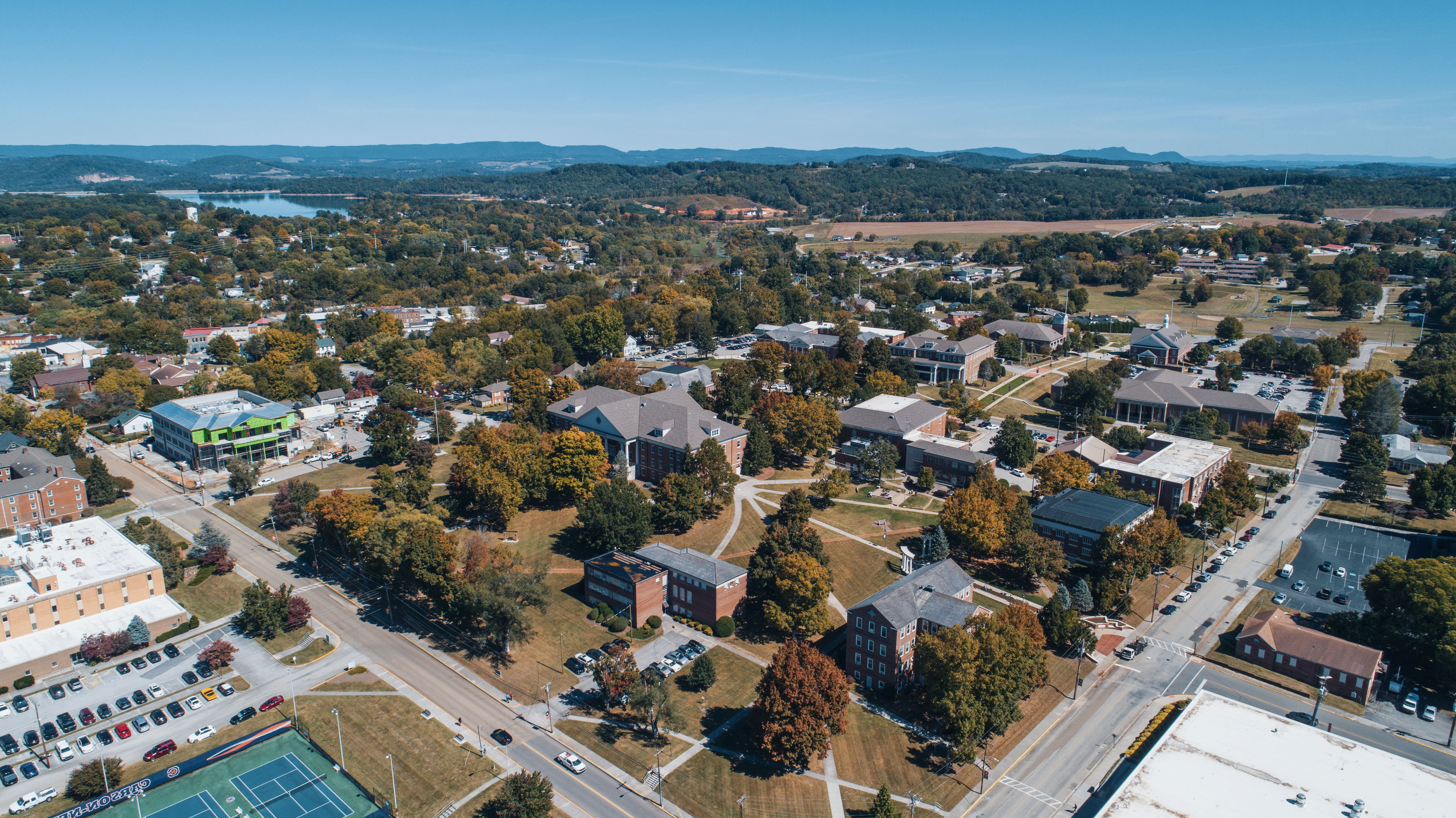 Carson Newman from the air